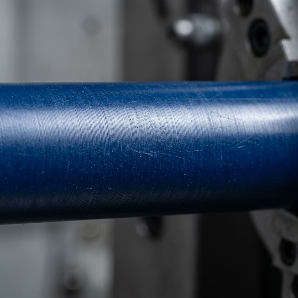 POM-C PTFE - 2.500" dia x 60 Blue Rod - view 5