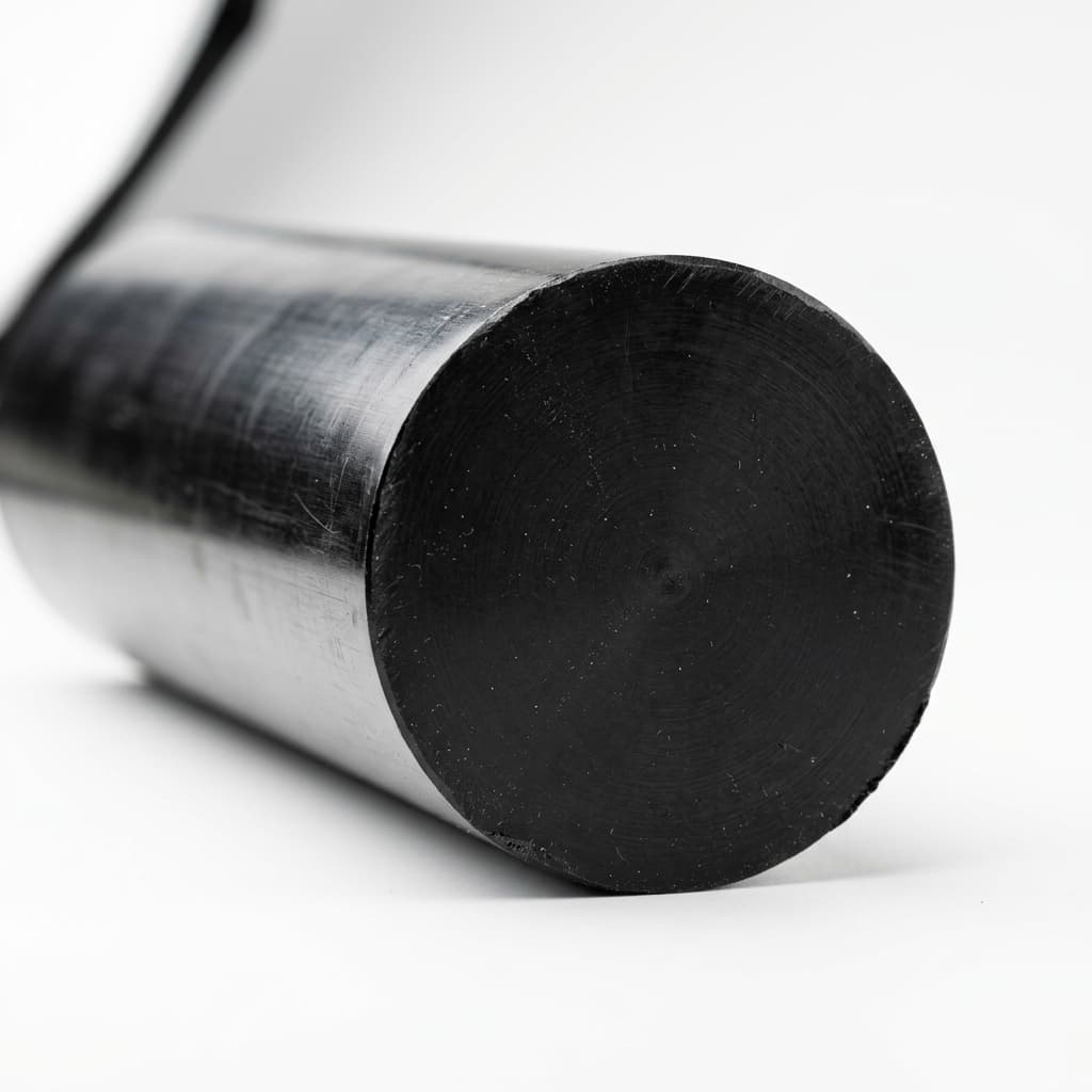 Delrin (POM-H) - 0.750" dia x 12 Black Rod - view 3