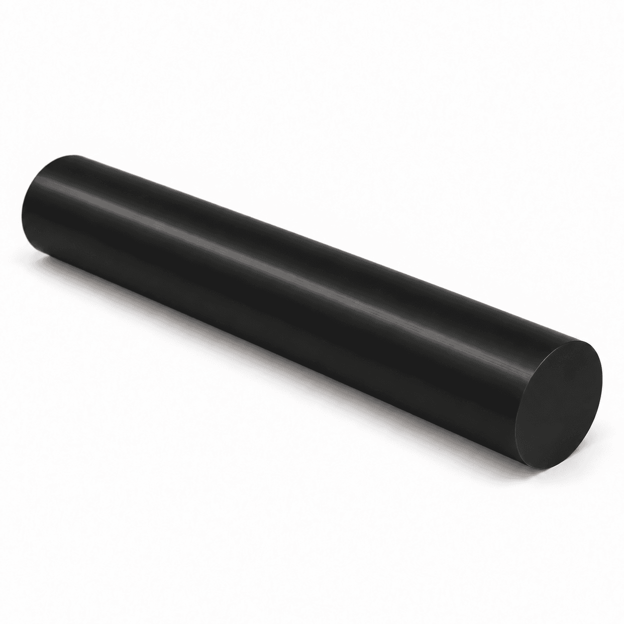 ABS - 0.375" dia x 60 Black Rod - view 3