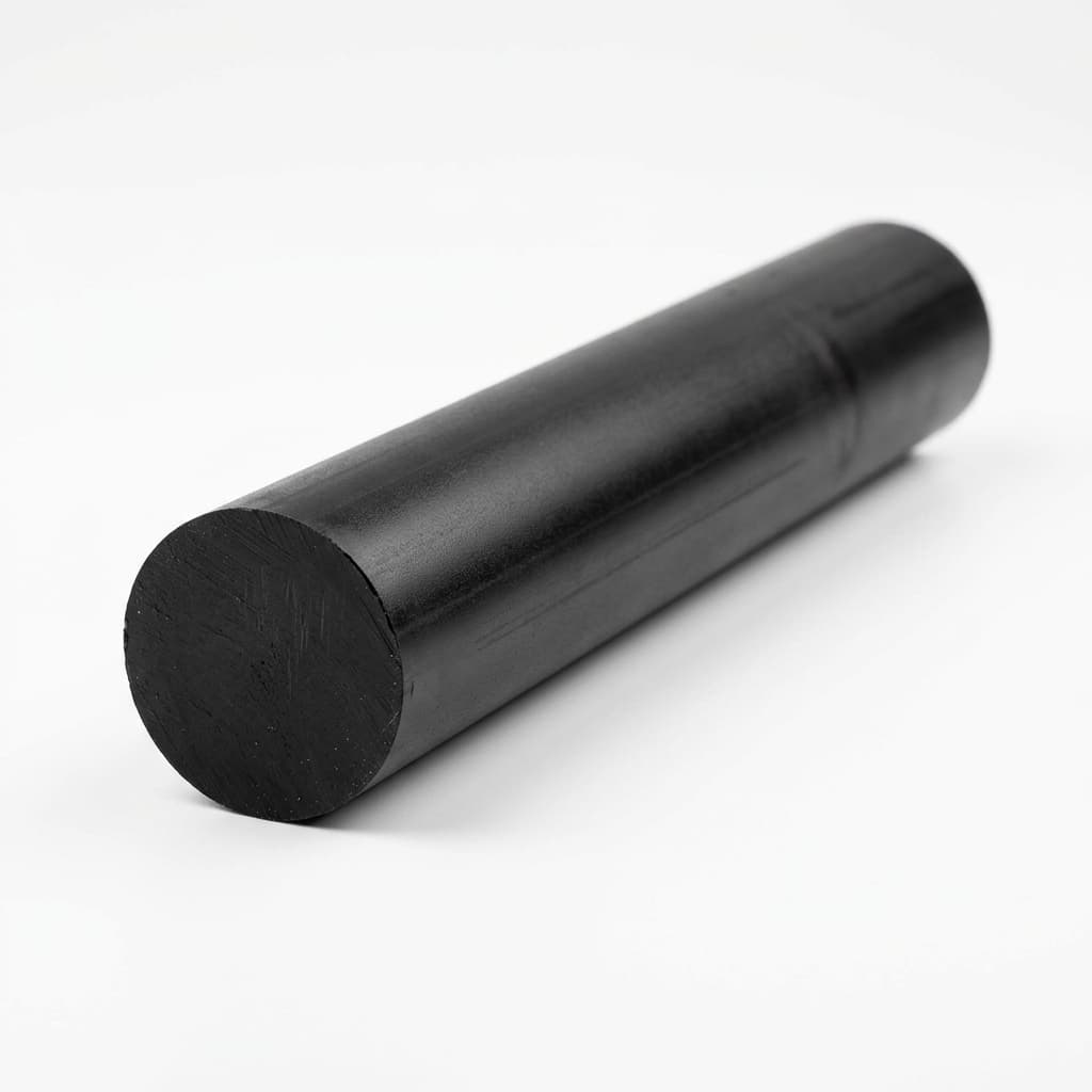 ABS - 0.375" dia x 60 Black Rod - view 2