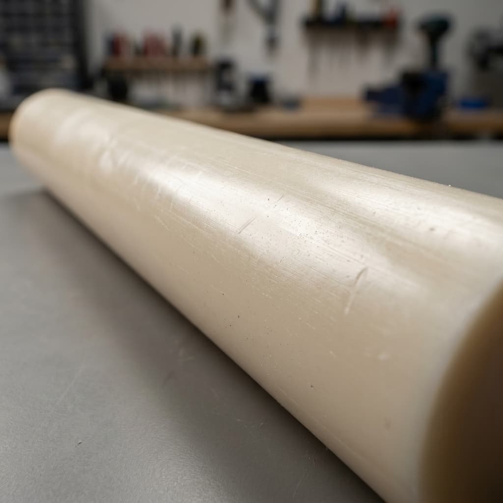 ABS - 0.250" dia x 60 Natural Rod - view 5