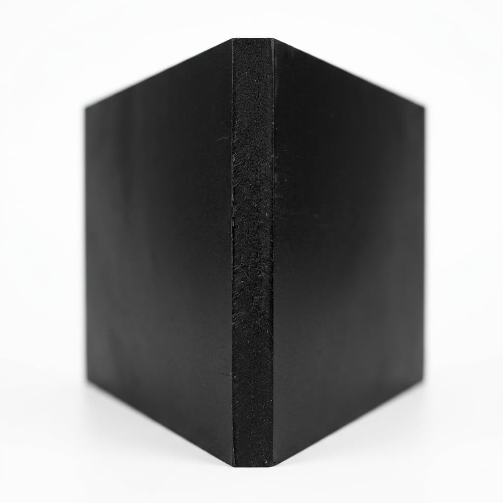 ABS - 1.000" 24 x 24 Black Sheet - view 2