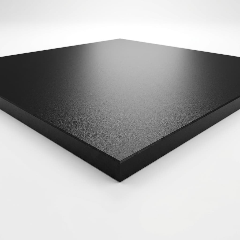ABS - 1.000" 24 x 24 Black Sheet - view 4