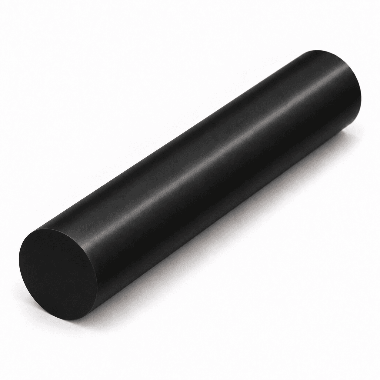 Acetal - 2.500" dia x 39 Black Rod - view 2