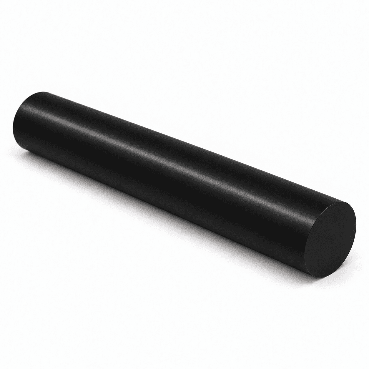 Acetal - 2.500" dia x 39 Black Rod - view 3