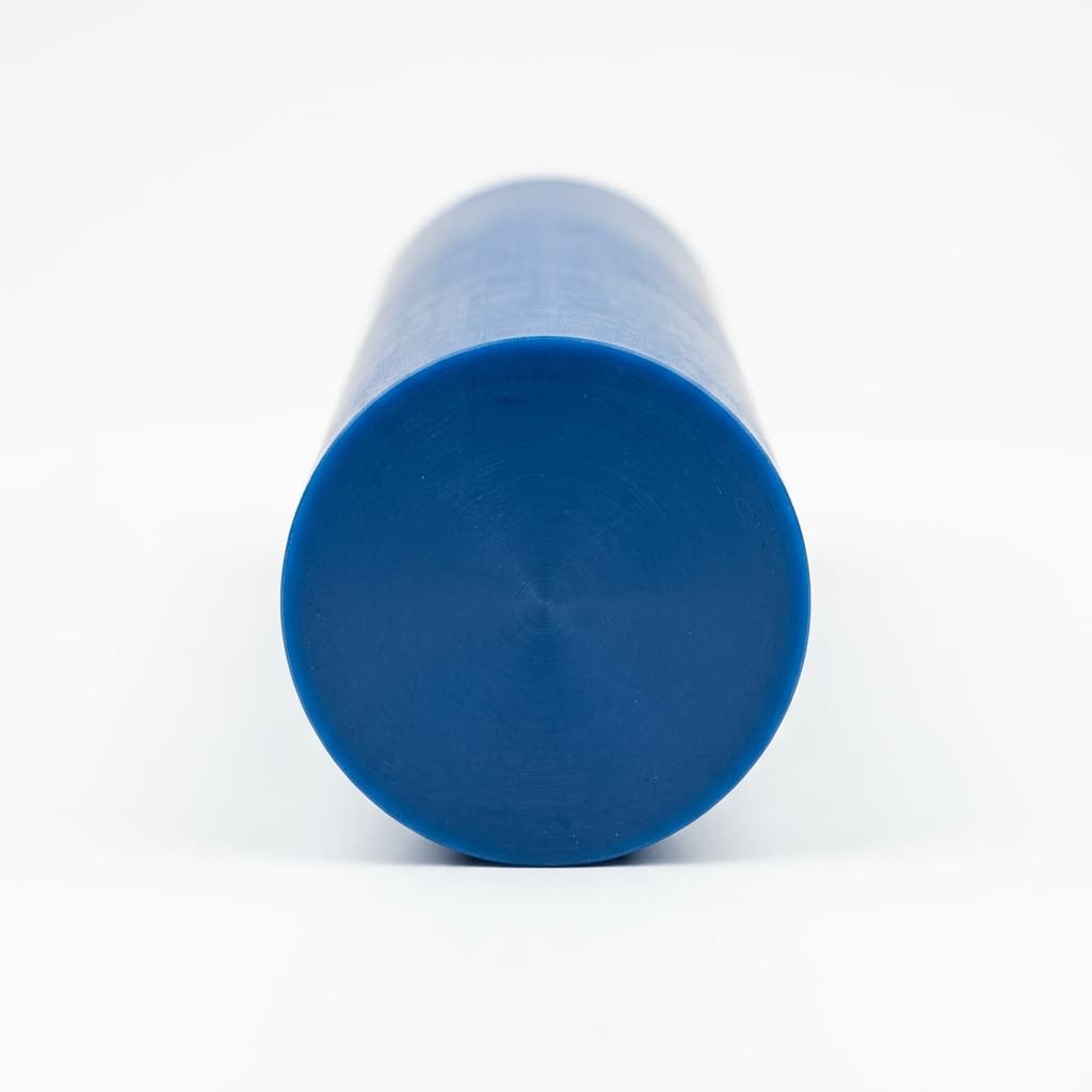 Acetal - 8.000" dia x 12 Blue Rod - view 3
