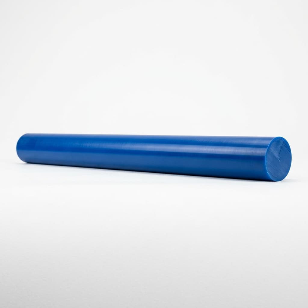 Acetal - 8.000" dia x 12 Blue Rod