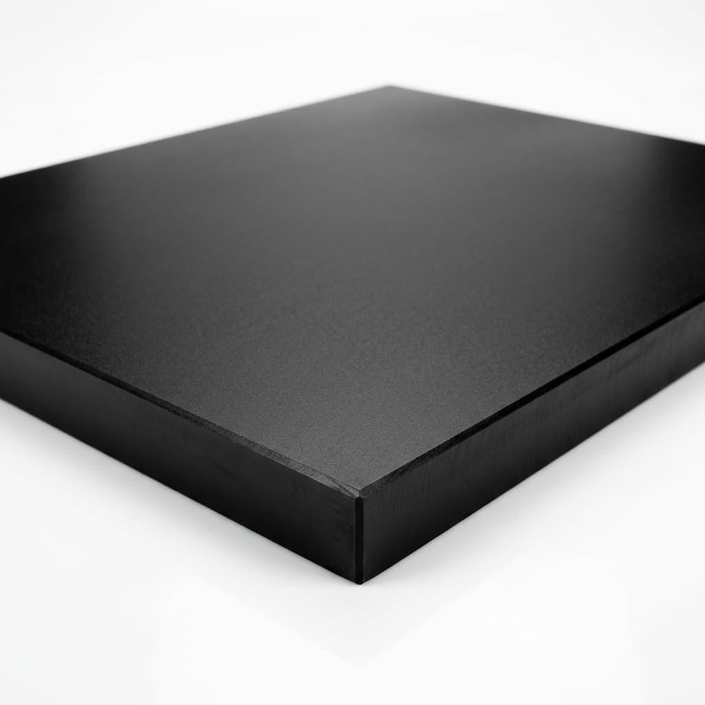 Acetal - 0.312" 24 x 48 Black Sheet - view 4
