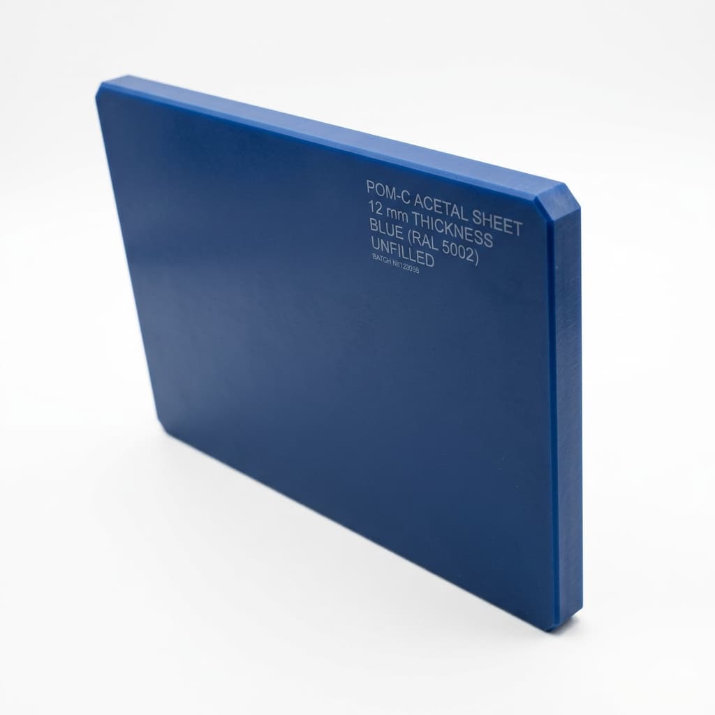 Acetal - 2.000" 24 x 48 Blue Sheet - view 4