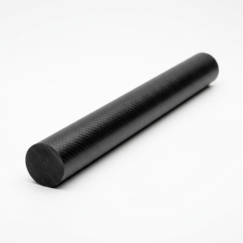 FR4 - 0.375" dia x 48" Black Rod - view 2