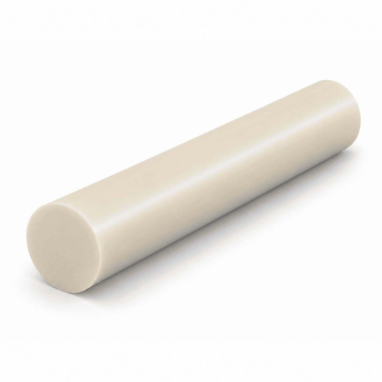 PA6 - 0.500" dia x 120 Natural Rod - view 2