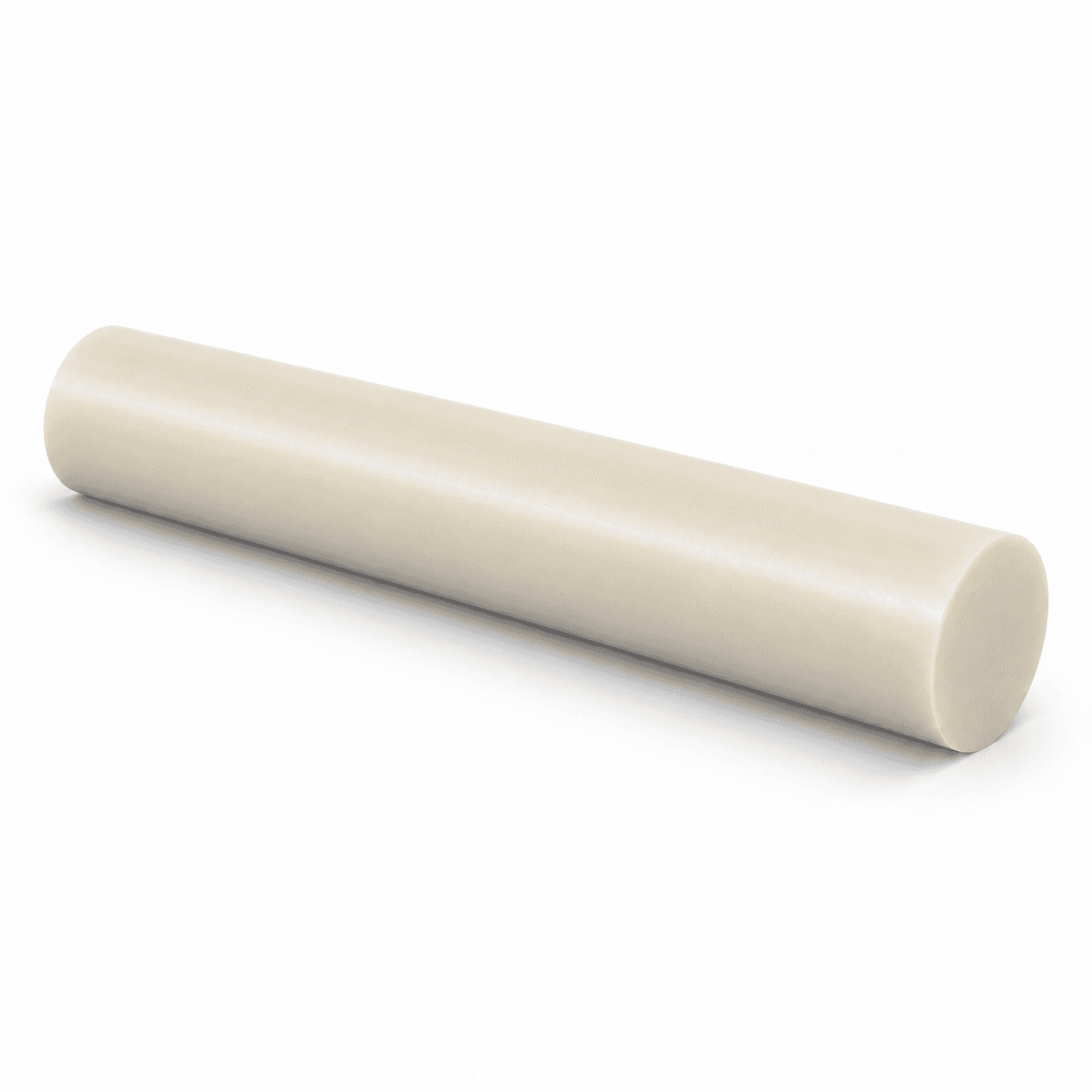 PA6 - 0.500" dia x 120 Natural Rod - view 3