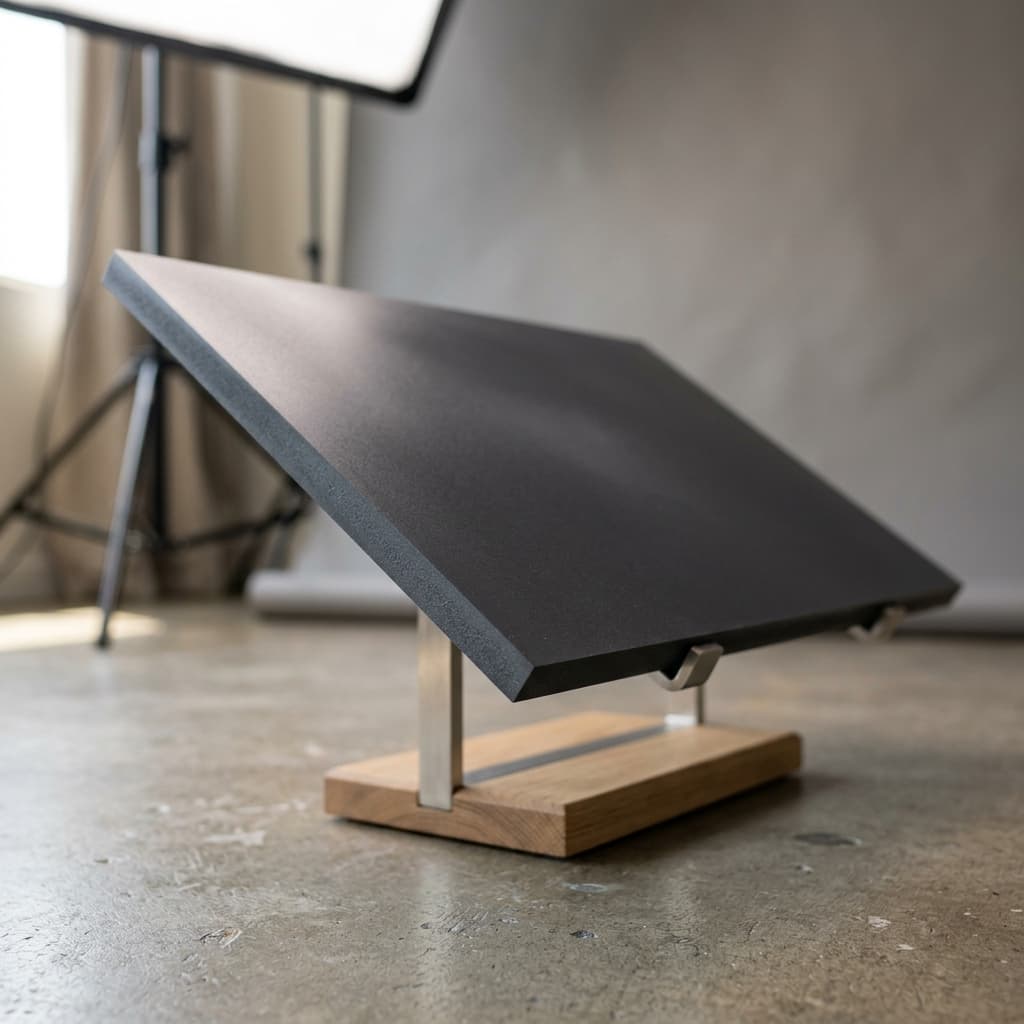 PA6 MOLY - 0.500" 12 x 12 Grey Sheet - view 2