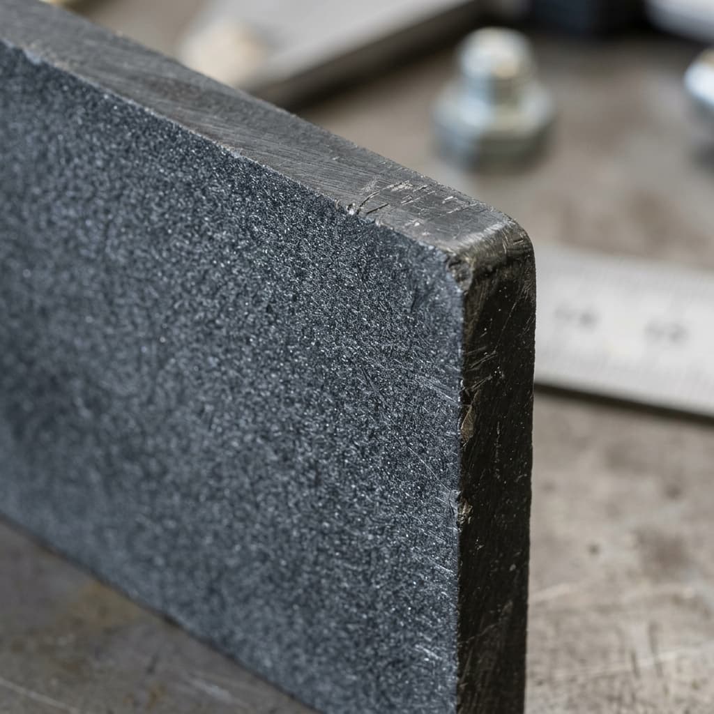 PA6 MOLY - 0.500" 12 x 12 Grey Sheet - view 3