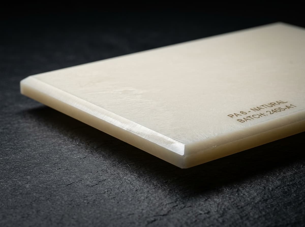 PA6 - 0.500" 12 x 12 Natural Sheet - view 3