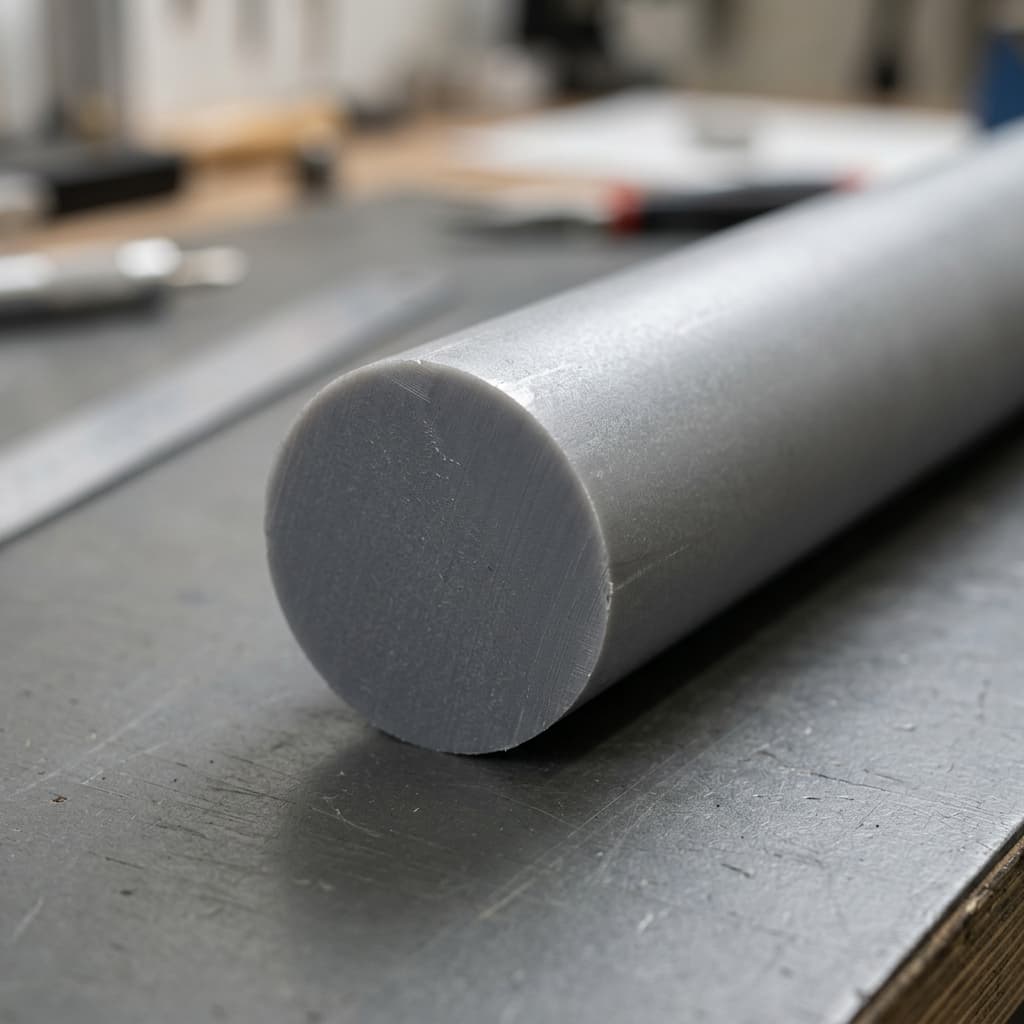 Cast Nylon - 2.250" x 39 Grey Rod - view 3