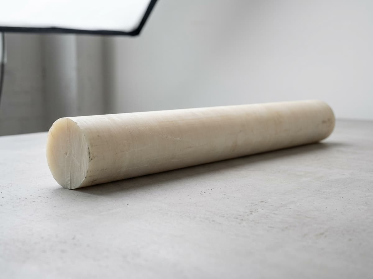 Cast Nylon - 10.000" x 24 Natural Rod