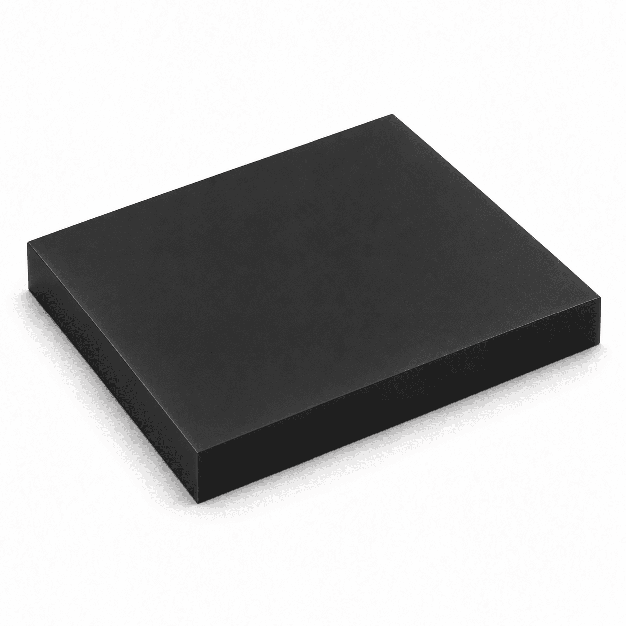 Hydex 4101 (PBT) - 0.500" 12 x 12 Black Sheet