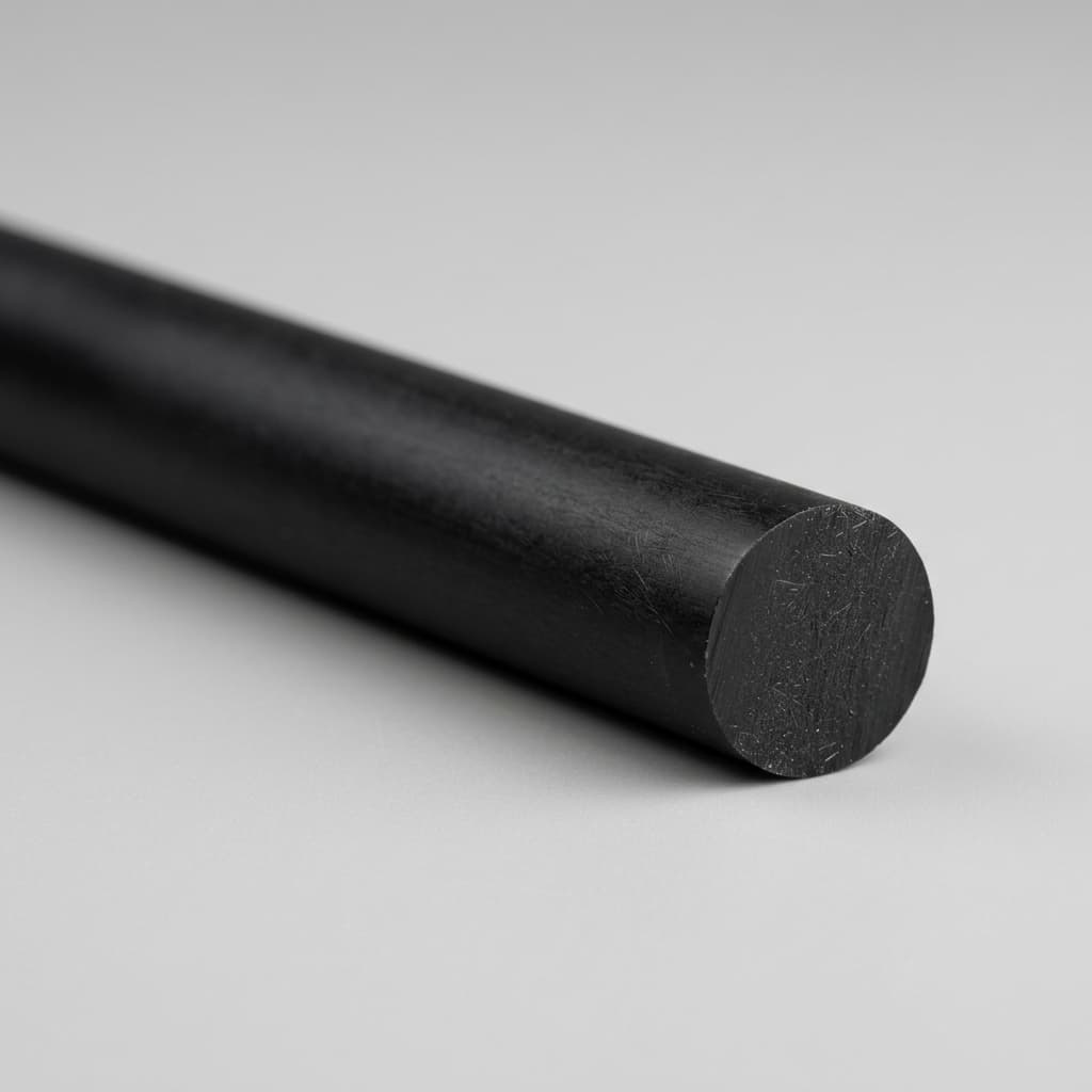 PC GF20 - 0.500" dia x 24 Black Rod - view 2