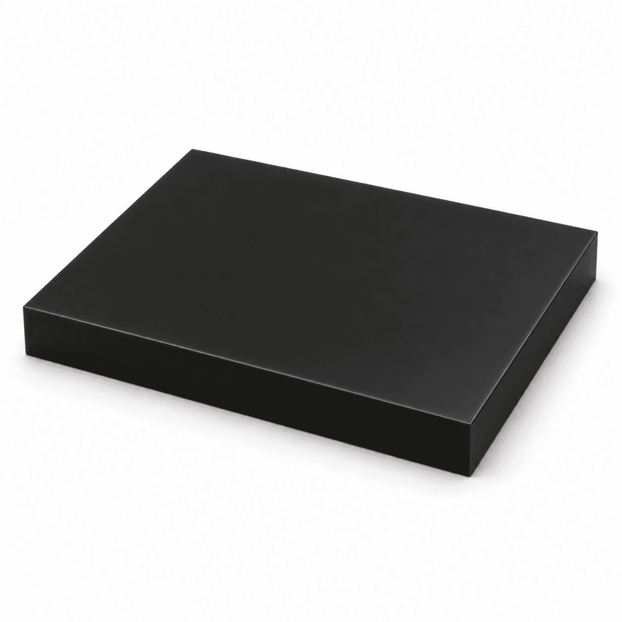 PEEK - 1.000" 12 x 12 Black Sheet - view 2