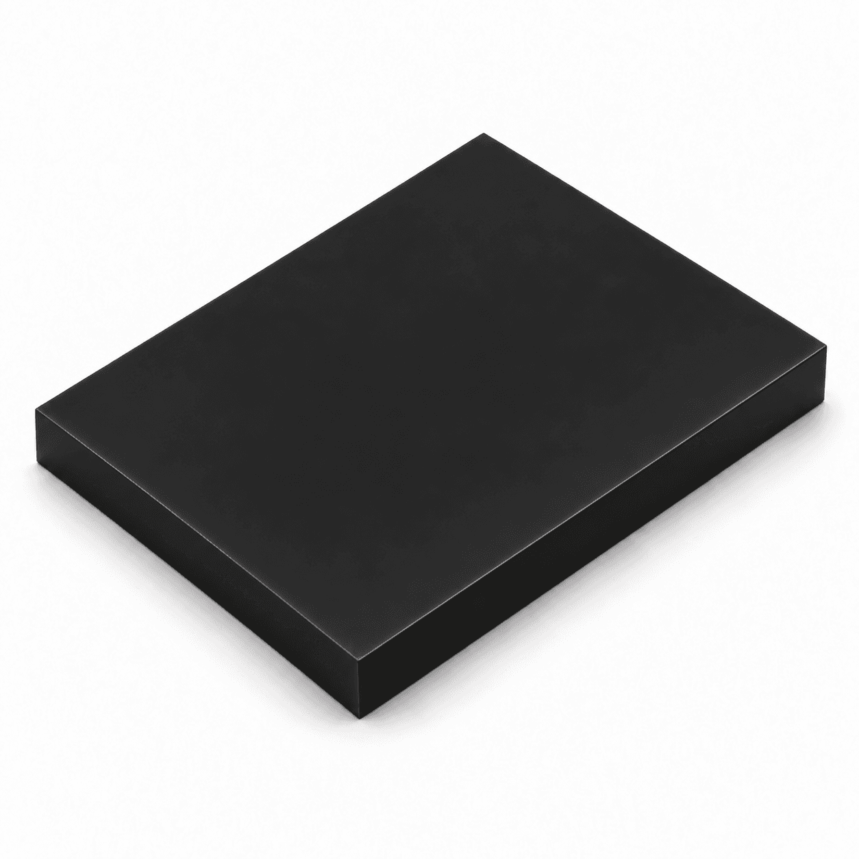 PEEK - 1.000" 12 x 12 Black Sheet - view 3