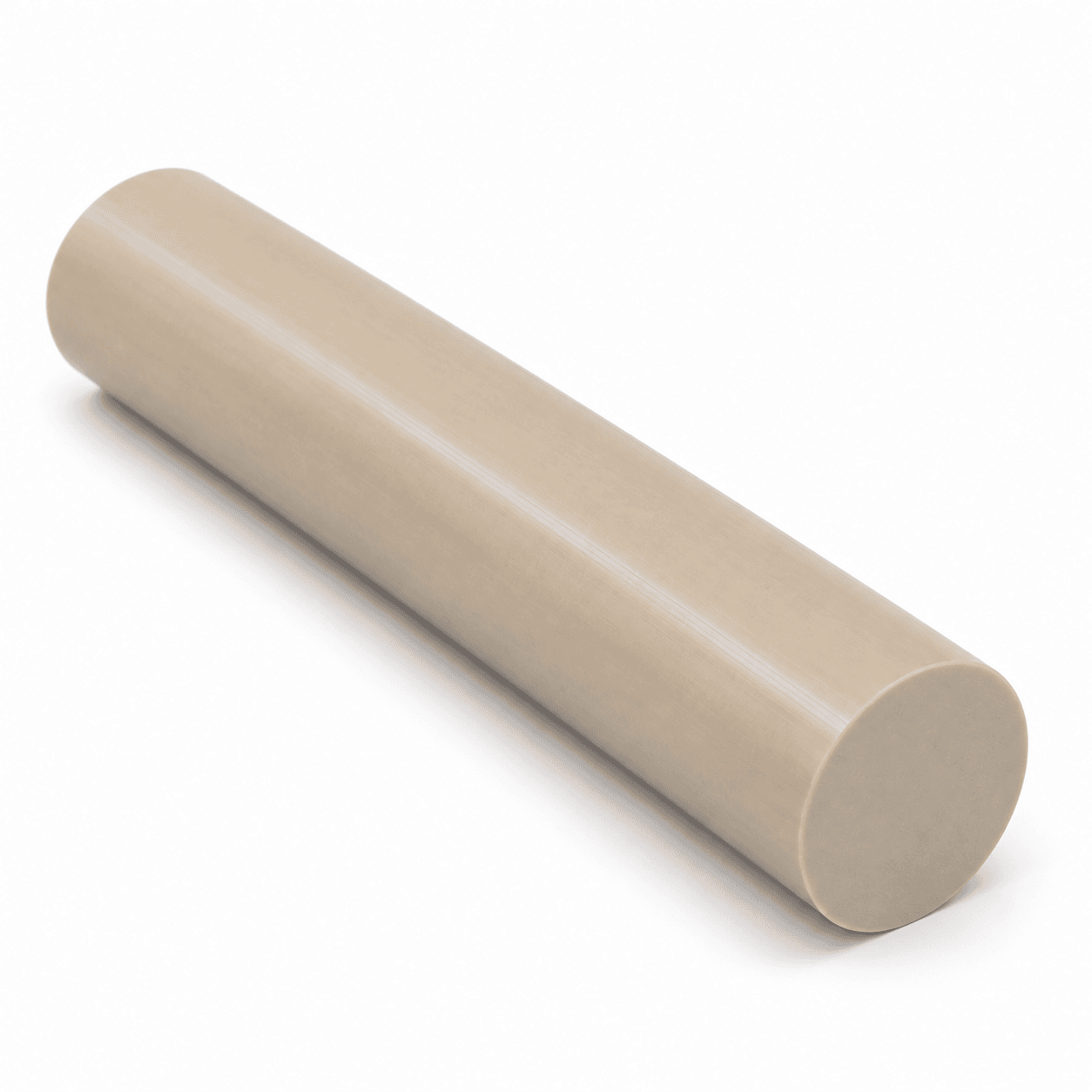 PEEK GF30 - 1.000" dia x 48 Natural Rod
