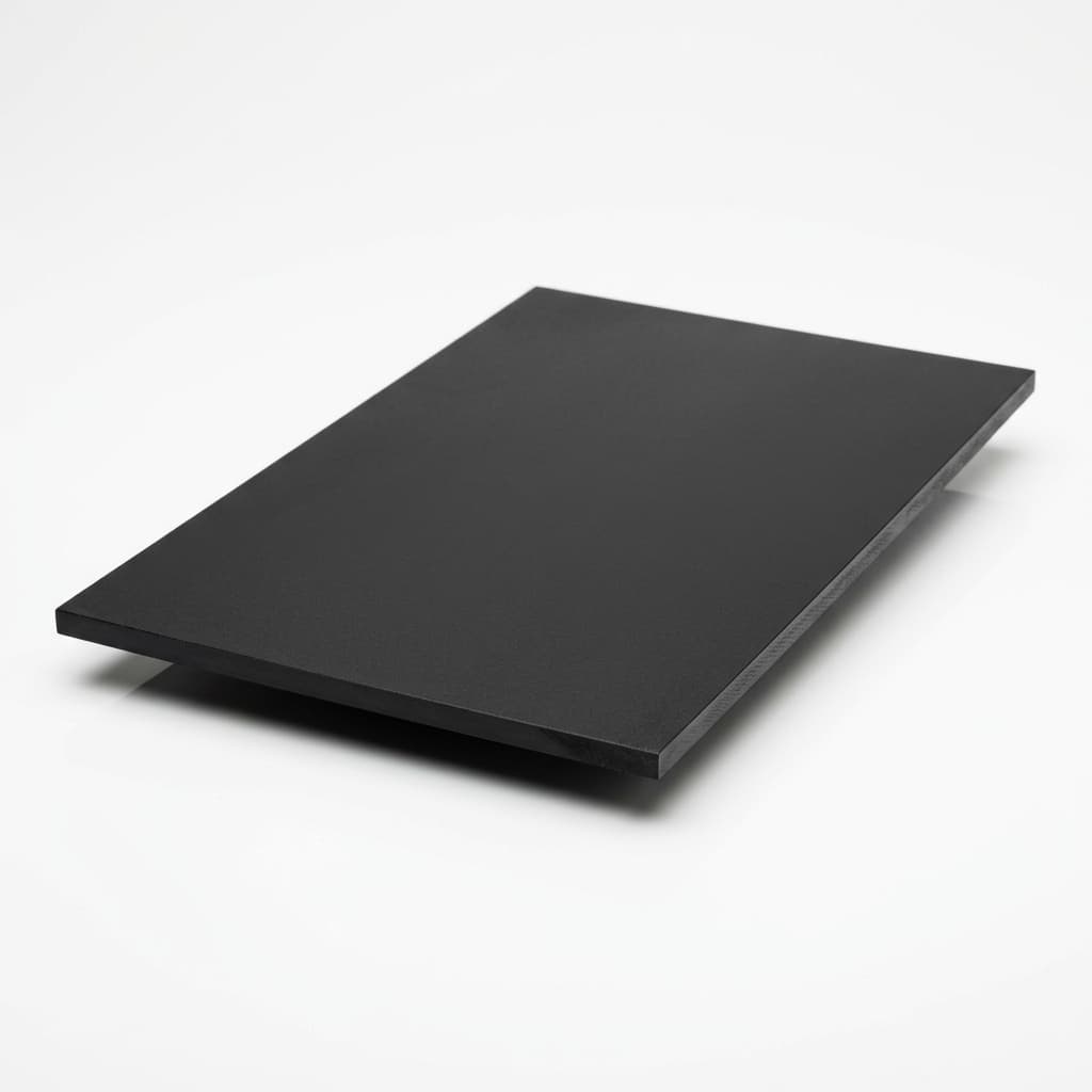 PEEK PVX - 0.500" 12 x 12 Black Sheet - view 2