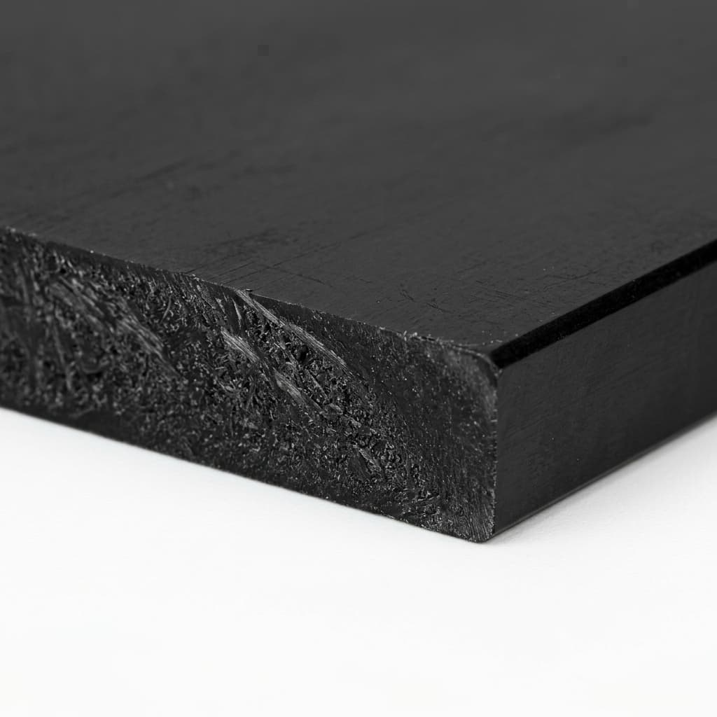 PEEK PVX - 0.500" 12 x 12 Black Sheet - view 3
