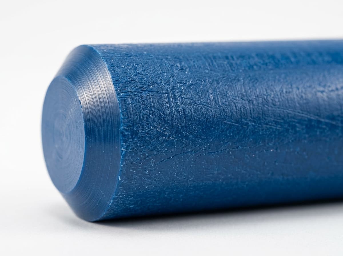 PEEK - 0.500" dia x 84 Blue Rod - view 3