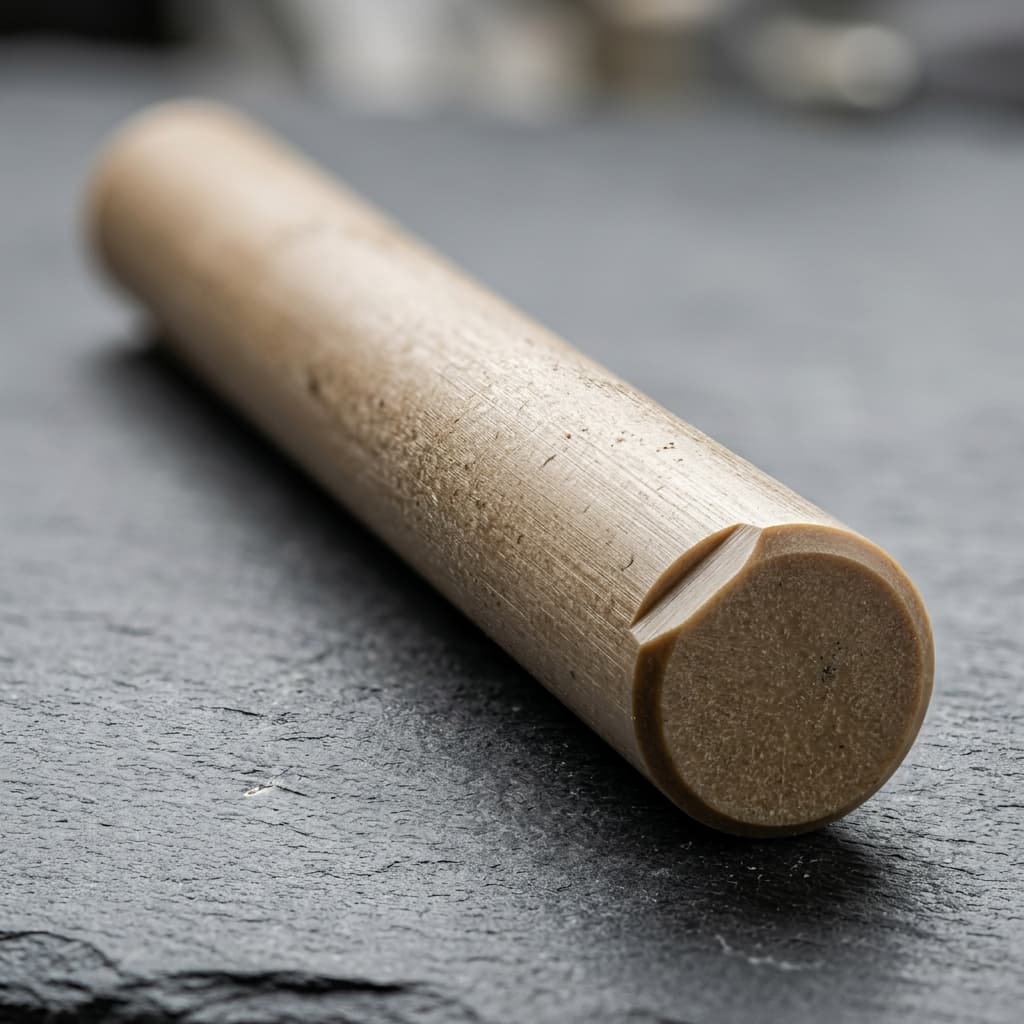 PEEK - 0.375" x 96 Natural Rod - view 3