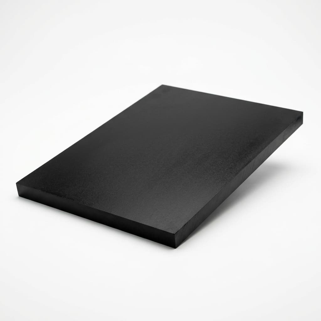 PEEK - 0.500" 24 x 48 Black Sheet - view 2