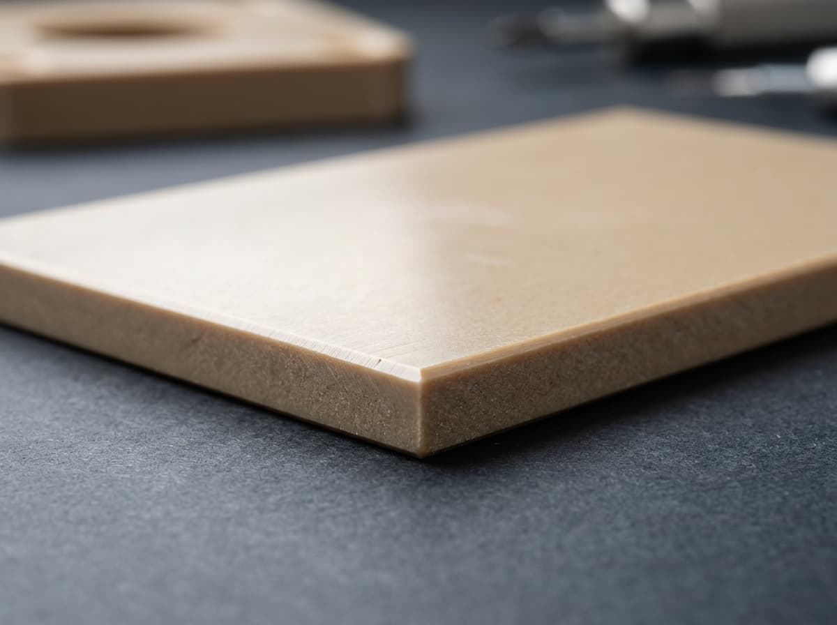 PEEK - 0.125" 24 x 48 Natural Sheet - view 3