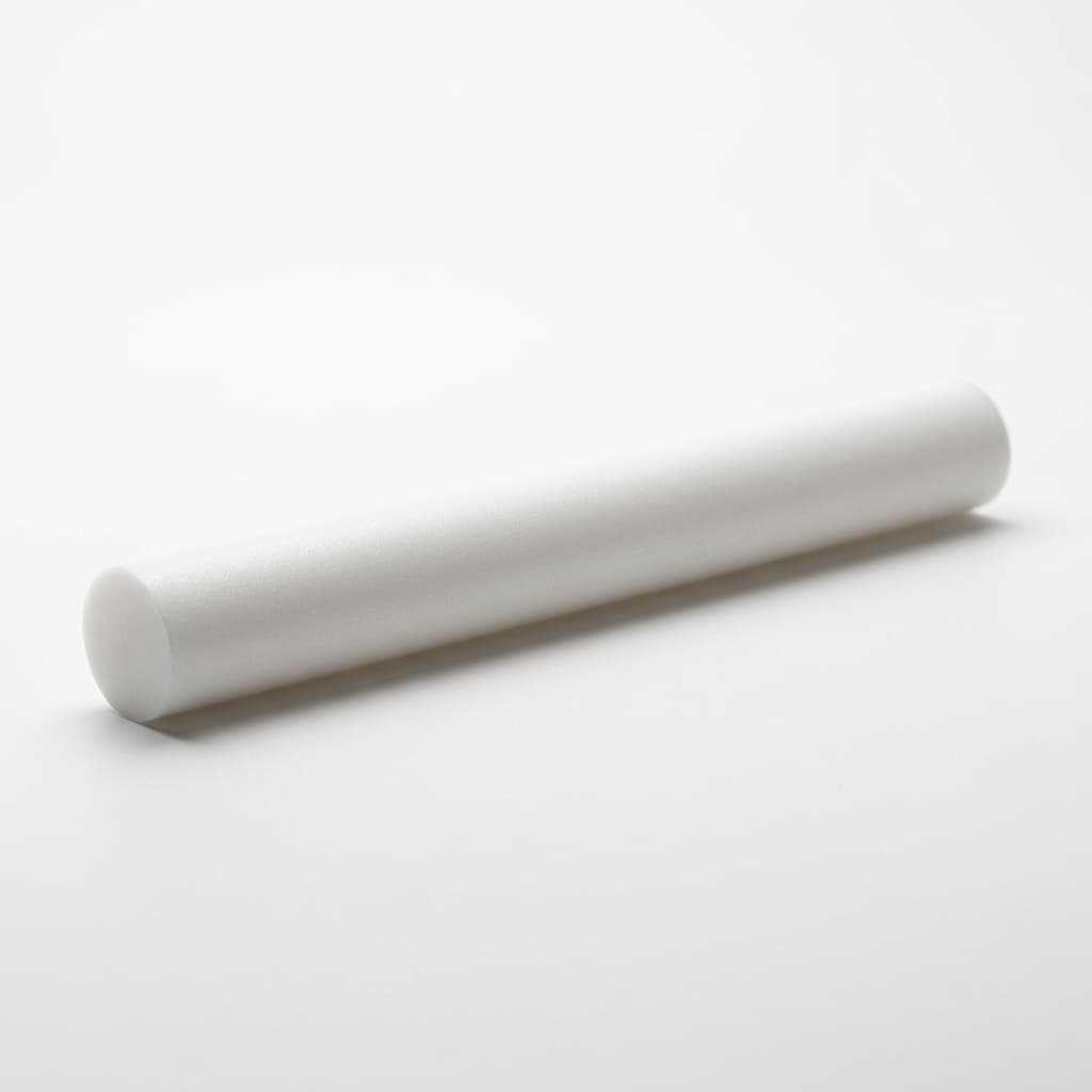 PET - 1.500" dia x 24 White Rod - view 2