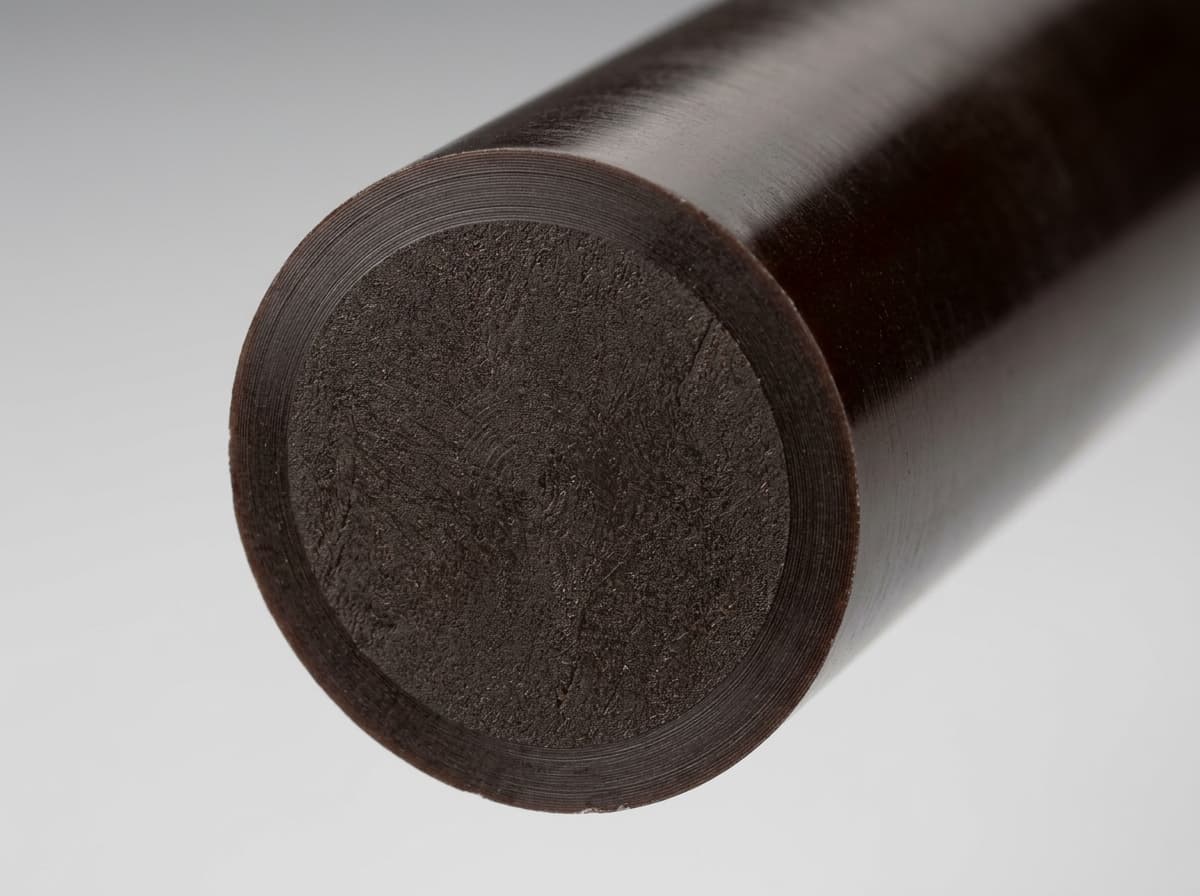POM-C PTFE - 0.312" dia x 96 Natural Rod - view 3