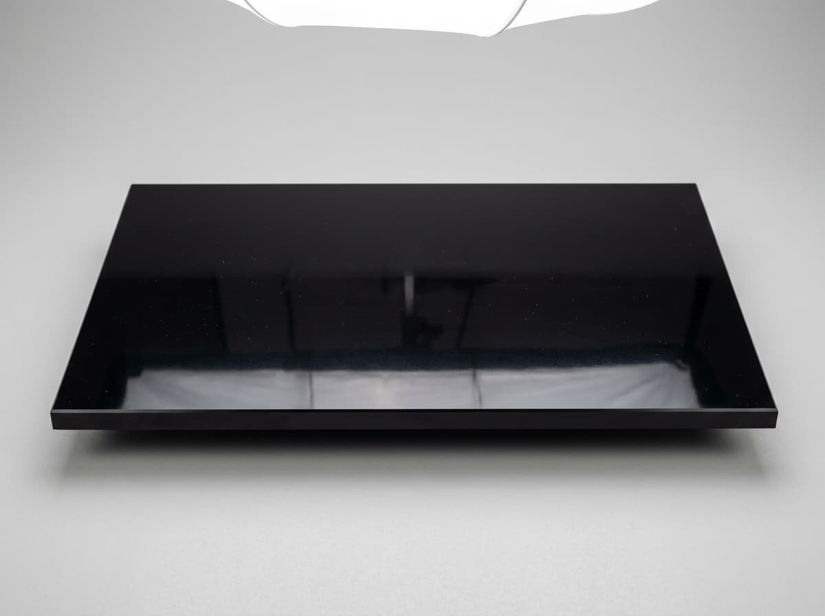 Delrin 527UV (POM-H UV) - 0.500" 12 x 36 Black Sheet